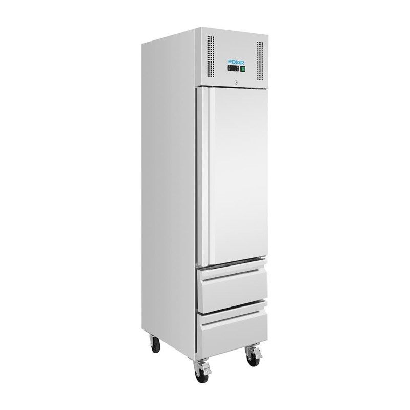 Polar G系列GN冰箱，单门双抽屉 - 180升 - UA112
