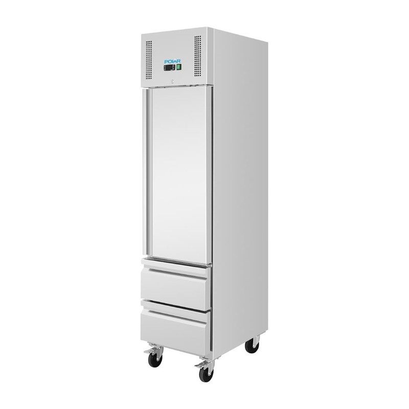 Polar G系列GN冰箱，单门双抽屉 - 180升 - UA112
