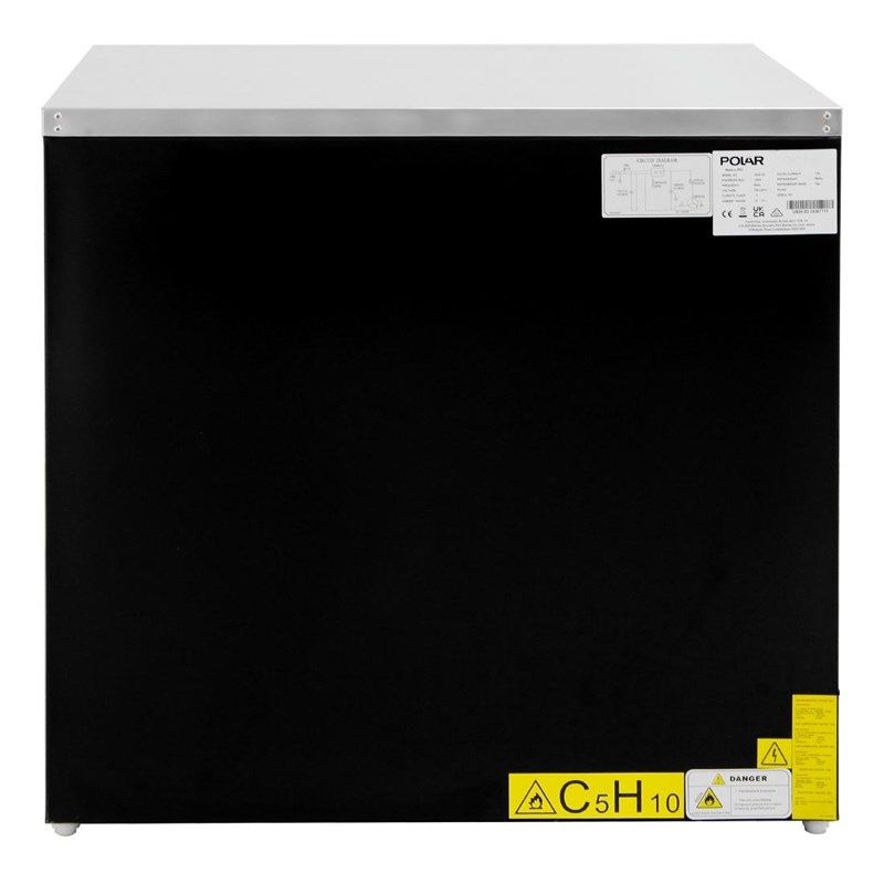 Polar G-Serie 2-t&uuml;rige K&uuml;hlwerkbank, schwarz - 257 Liter - PG022