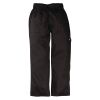 Pantalon de chef unisexe noir ample Chef Works - Taille M