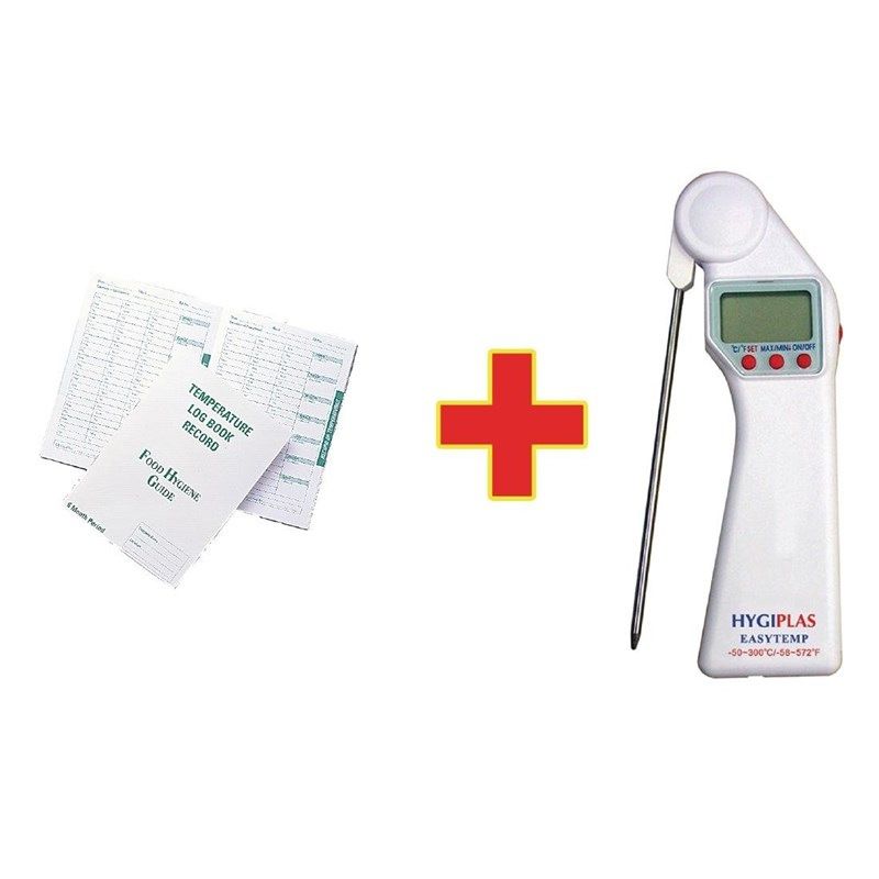 Easyttemp pocket thermometer and logbook