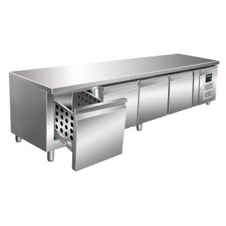 Saro raffreddamento sottobanco, 4 cassetti, ugn 4100 tn-4s