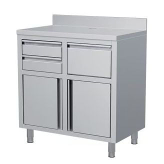 Combisteel Rvs koffie werktafel 1000x600