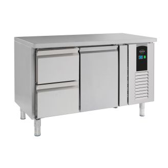 COMBISTEEL 700 k&oslash;lebord med 1 d&oslash;r og 2 skuffer