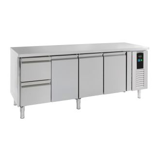 Combisteel 700 koelwerkbank 3drs 2 laden
