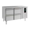 COMBISTEEL Banco de trabajo refrigerado 700 4 cajones