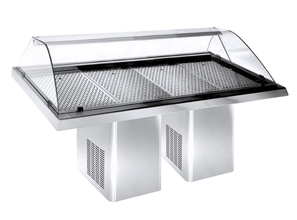 COMBISTEEL Vetrina refrigerata per pesce 2.3