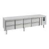 COMBISTEEL K&oslash;lebord 650 timer 8 skuffer