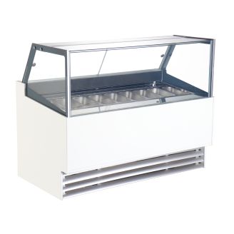 COMBISTEEL Borneo-Eiscreme-Vitrine 12x5l