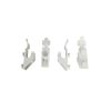 Combisteel Set 4 clips wit tbv 7487.0165
