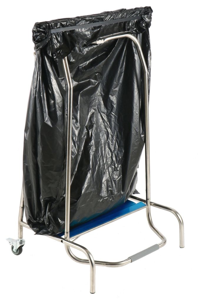 Soporte para bolsas de basura Combisteel con pedal