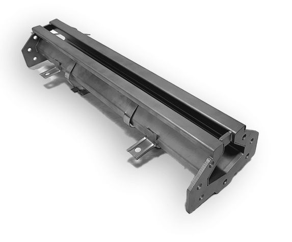 COMBISTEEL Canal&oacute;n ranurado de acero inoxidable conectable 500