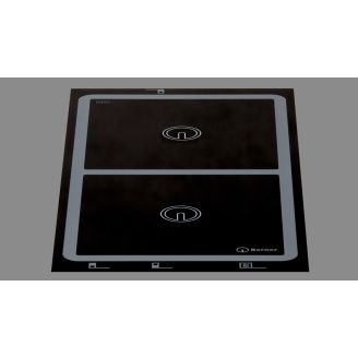 Table de cuisson &agrave; induction Berner BI2EGAS10-B 10W Sauteusenstar