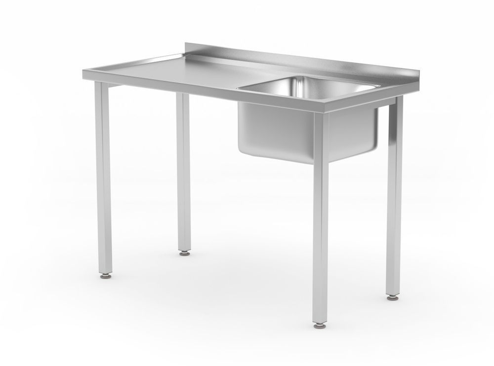 Hendi diskho, med bultar, Kitchen Line, diskho h&ouml;ger, 1000x600x(H)850mm