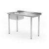 table d&rsquo;&eacute;vier, viss&eacute;e, Kitchen Line, 1000x600x(H)850mm