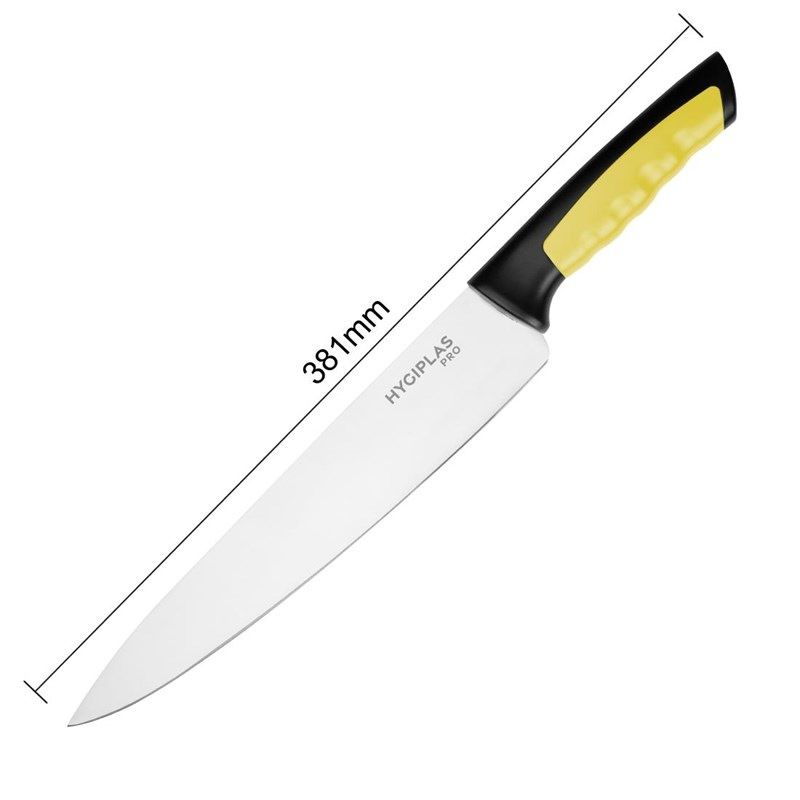 Hygiplas Pro chef's knife yellow 25cm