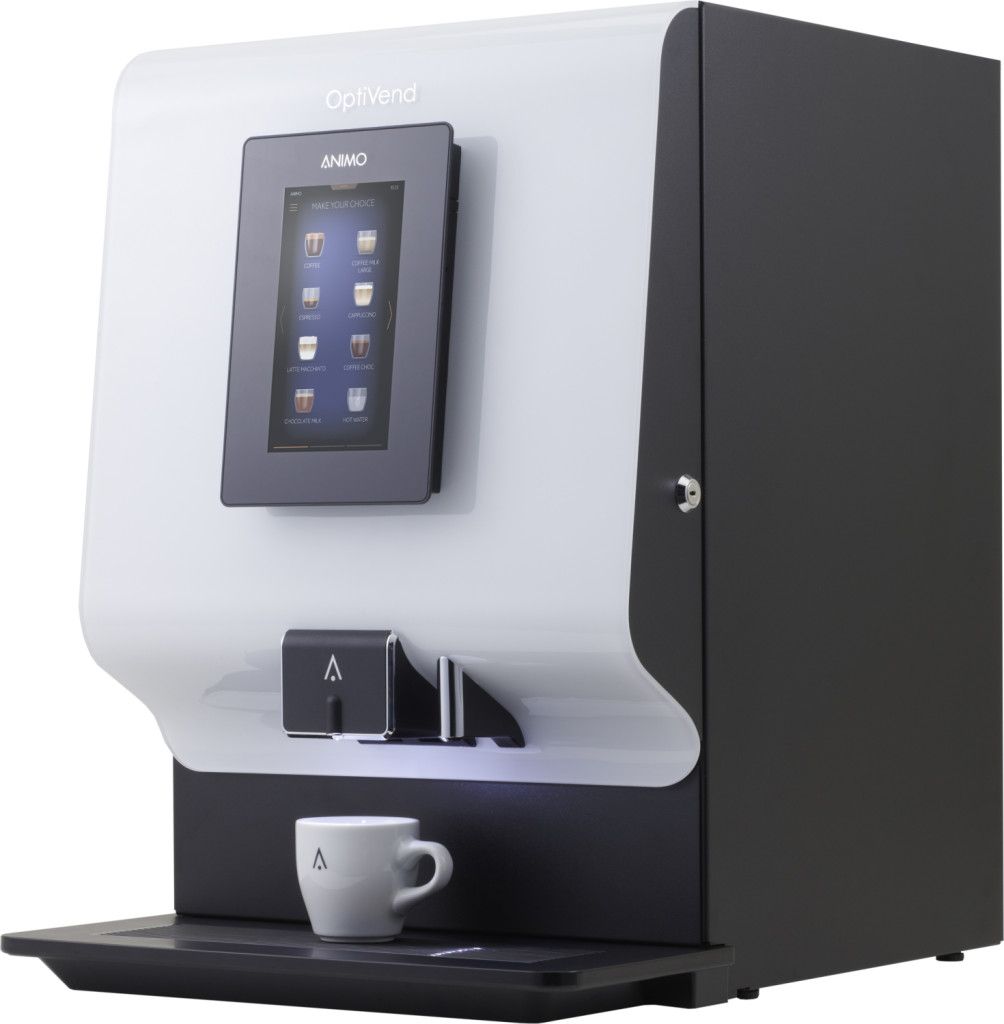 Animo OptiVend 32 Touch wit - 3 instantcanisters, 2 mixers