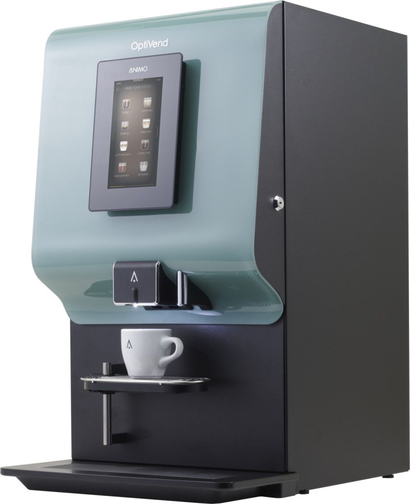 Animo OptiVend 33 TS Touch groen - 3 instantcanisters, 3 mixers