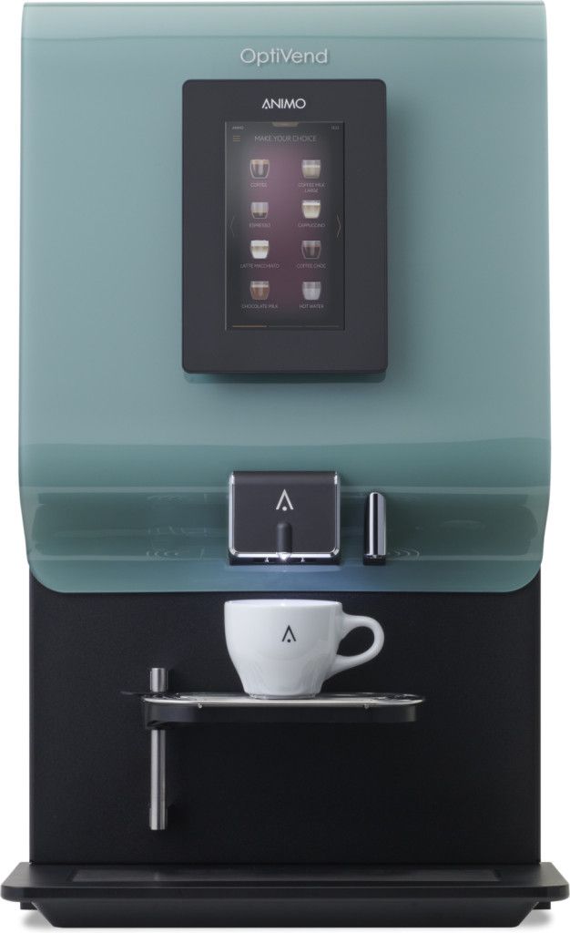 Animo OptiVend 33 TS Touch groen - 3 instantcanisters, 3 mixers