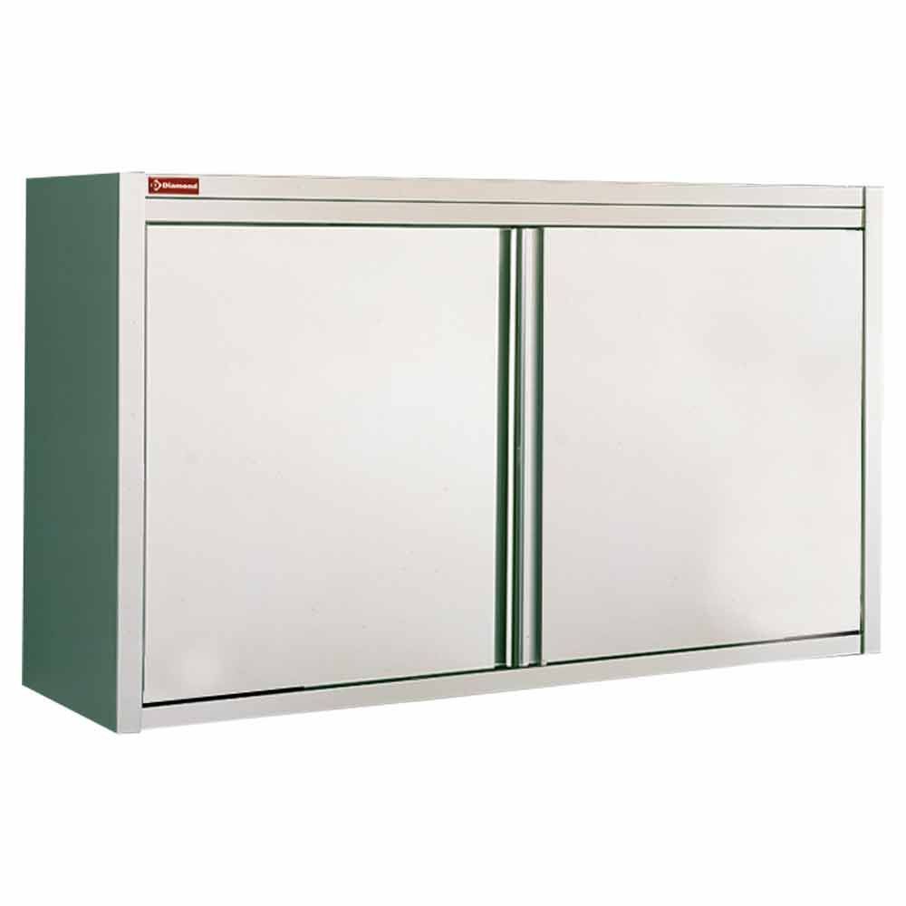 Diamond wall cabinets with hinged doors