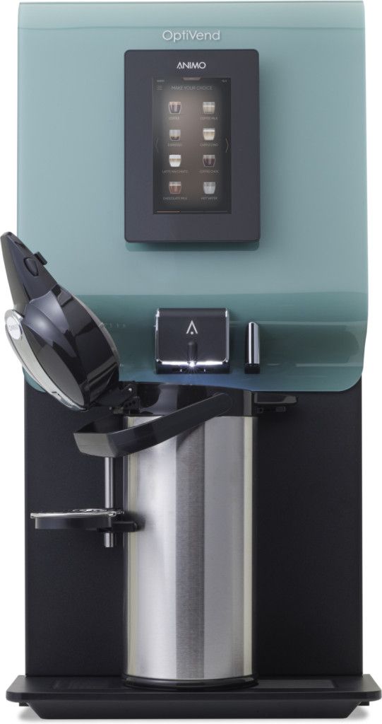 Animo OptiVend 22 TL Touch gr&uuml;n - 2 Instant-Beh&auml;lter, 2 Mixer