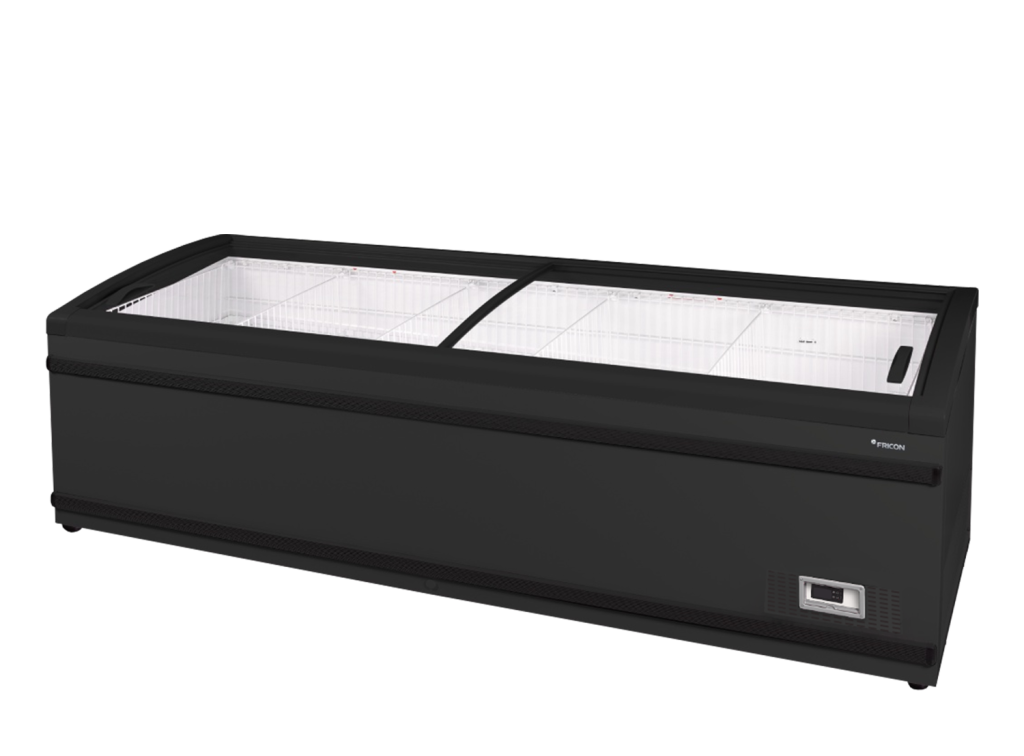 Tefcold NEWLINZ250B - Isla de congelaci&oacute;n con tapas corredizas de vidrio