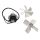 Polar fan motor incl. blades