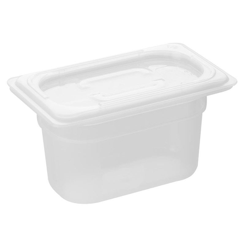 Nisbets Essentials Polypropylene 1/9 Gastronorm container 100mm