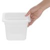 Nisbets Essentials Polypropyleen 1/6 Gastronormbak 150mm