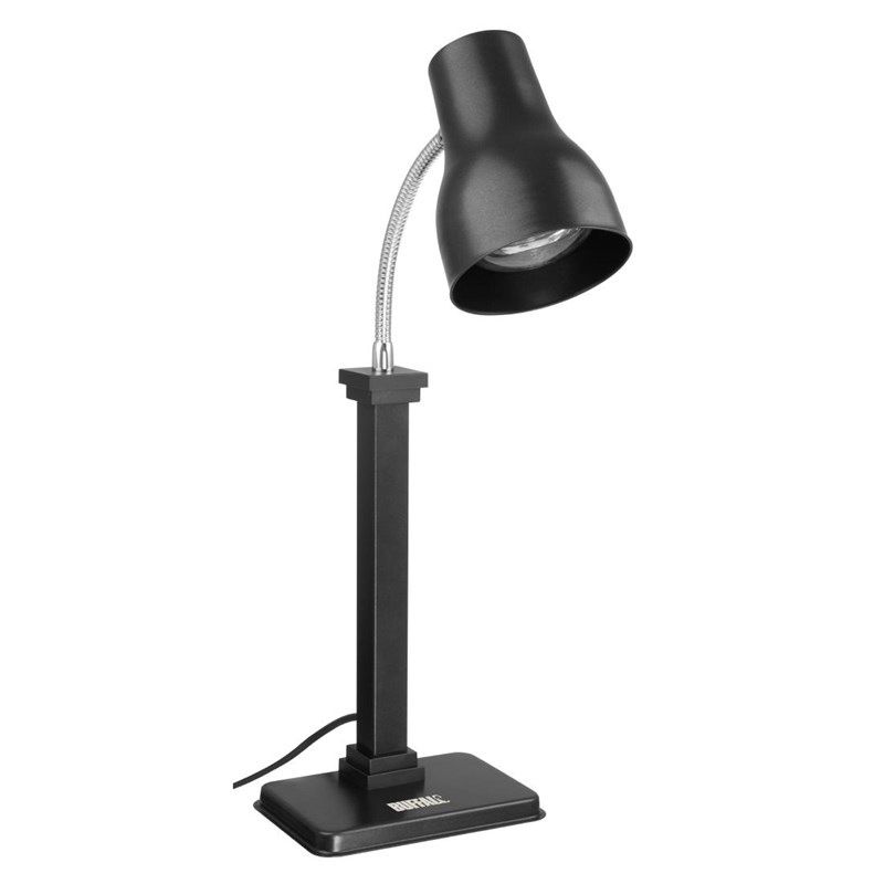 Buffalo Stacja tnąca z lampą grzewczą, matowa, czarna, 250 W