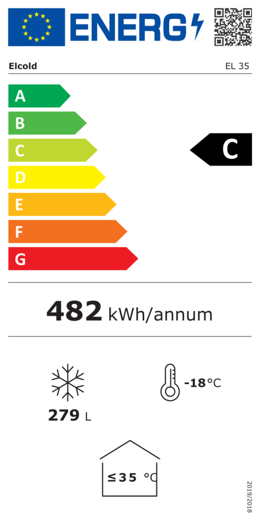 Elcold Vrieskist EL 35 - 279L - EL331A