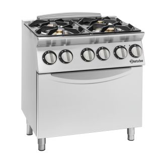 Bartscher Gasfornuis 900 4 branders EBO