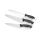 Knife set, 3-piece, Black, (L)380mm