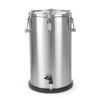 Isolierter tragbarer Beh&auml;lter - mit Ablasshahn, Profi Line, 35L, Silber, ⌀330x(H)570mm