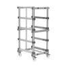 REA Gr&aring; containervagn EN (600x400mm) 4x220mm