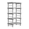 Estante REA Grey Euro com 5 prateleiras, 1400 (comprimento) x 600 (profundidade) x 1850 (altura) mm