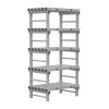 Regał REA Grey Euro 5 p&oacute;łek 1000(dł.)x600(gł.)x1850(wys.)mm