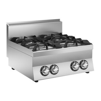 Cucina a gas Mareno M1-600 con 4 bruciatori, 70 cm
