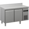 Hoshizaki Advance ACR-130DG-LR-CRC-L2 - 2 deurs koelwerkbank met rand