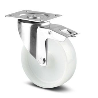 Jeu de 4 roues Marecos pour &eacute;tablis &agrave; 2-3 portes
