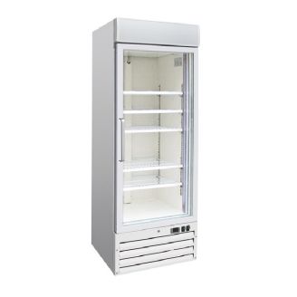 Vitrine r&eacute;frig&eacute;r&eacute;e Gastro-Inox en acier blanc - 600 L - 204.210
