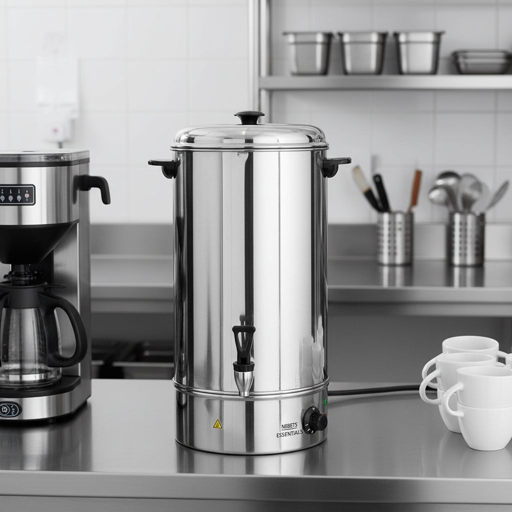 Nisbets Essentials Hervidor de llenado manual de 20L