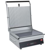 Hatco Panini Grill med rillet topplade, flad bundplade - PG14FG-1
