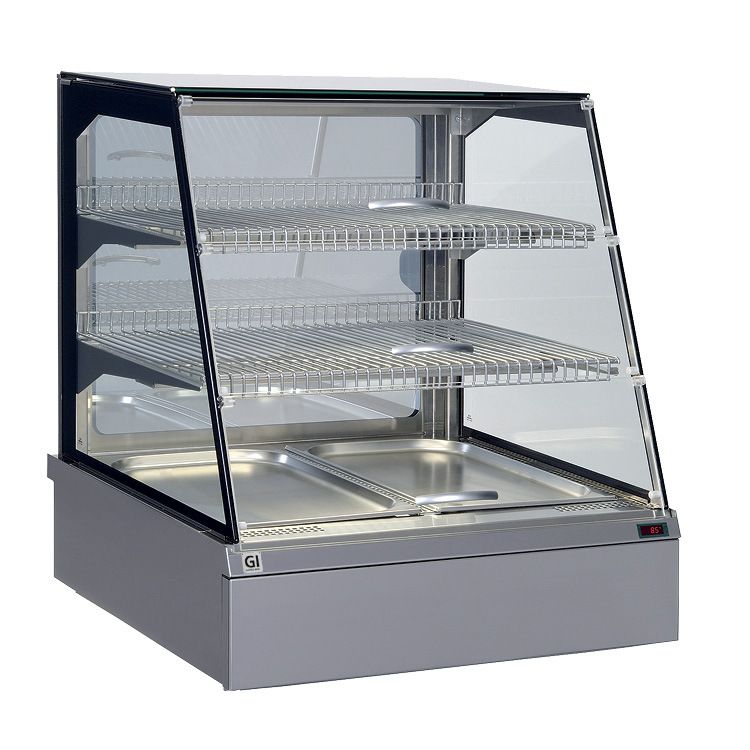 Vitrine chauffante Gastro-Inox SnacksToGo 2x GN1/1