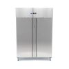 Maxima Frigorifero - 1200 L - 6 ripiani regolabili (2/1 GN) - Acciaio inox - con ruote