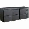 Saro Bar-K&uuml;hlschrank mit 3 x 2 Schubladen, Modell BC 3100-S6