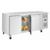 Polar Banco da lavoro refrigerato stretto a tre ante serie U, 231 litri