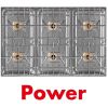 Berner inbouw gaskookplaat BEG6P85 41 kW