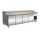 COMBISTEEL Encimera de granito Saladette de 4 puertas