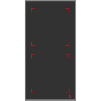Plaque &agrave; induction Berner BI2EGA14LED-B 14 kW Punktstar